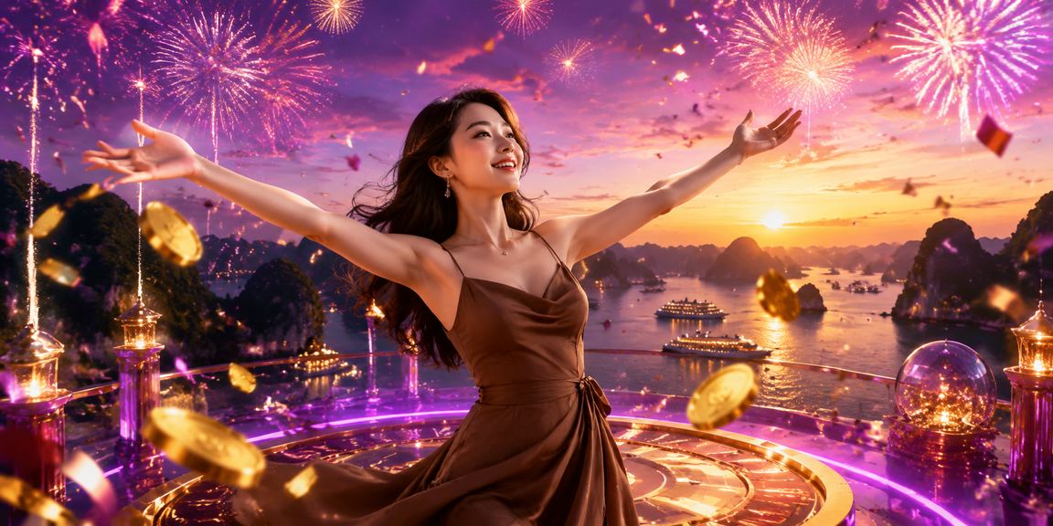 Người chơi thư giãn tại vịnh Hạ Long, nhận hoàn tiền và bonus khi chơi game mới trên htv3